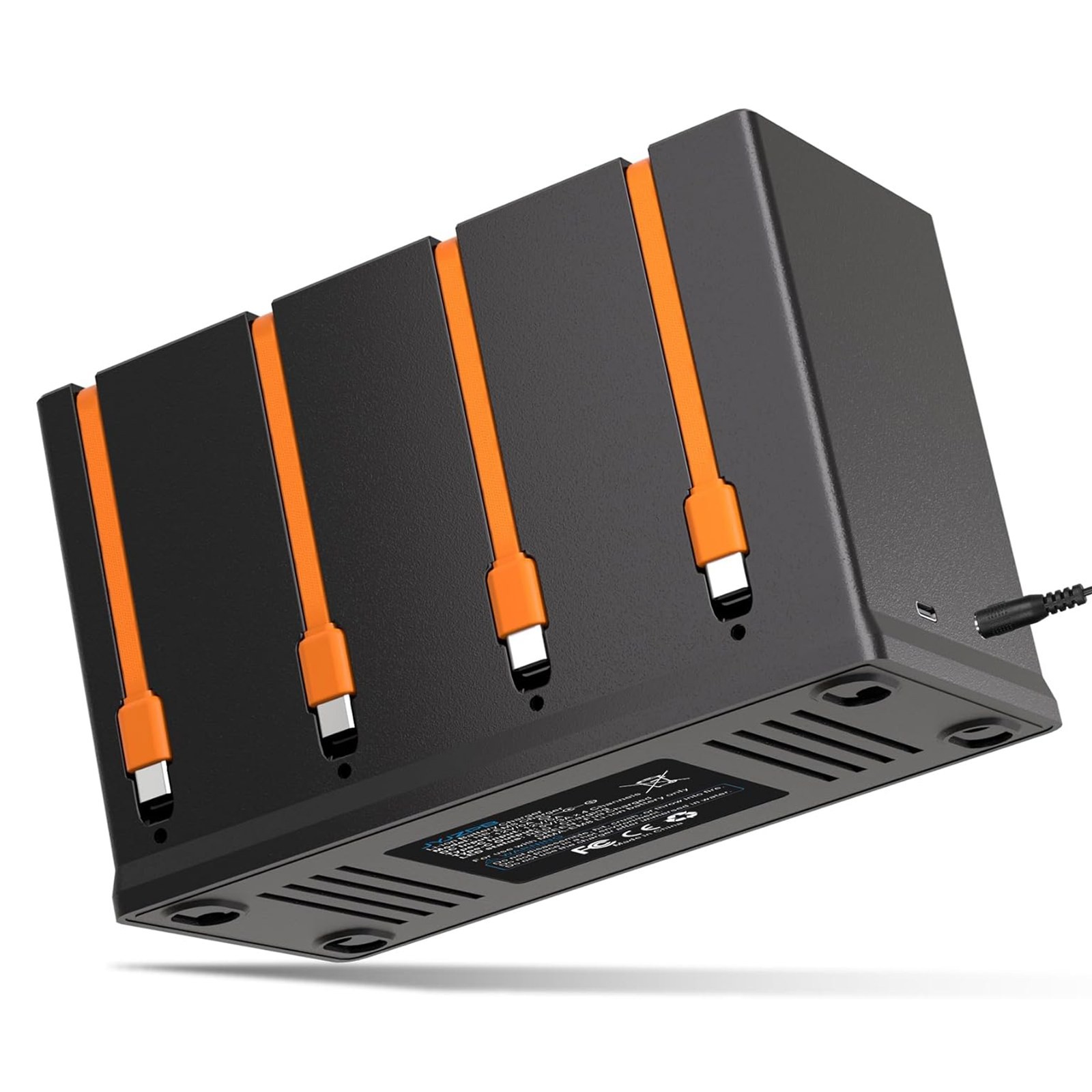 4-Slot Battery Charger for Moultrie Edge Batteries, Compatible with Edge/Edge 3