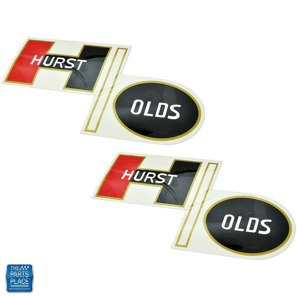 1972-74 Cutlass Hurst Olds Indy Pace Car Large Rear Quarter Panel Decals PR
