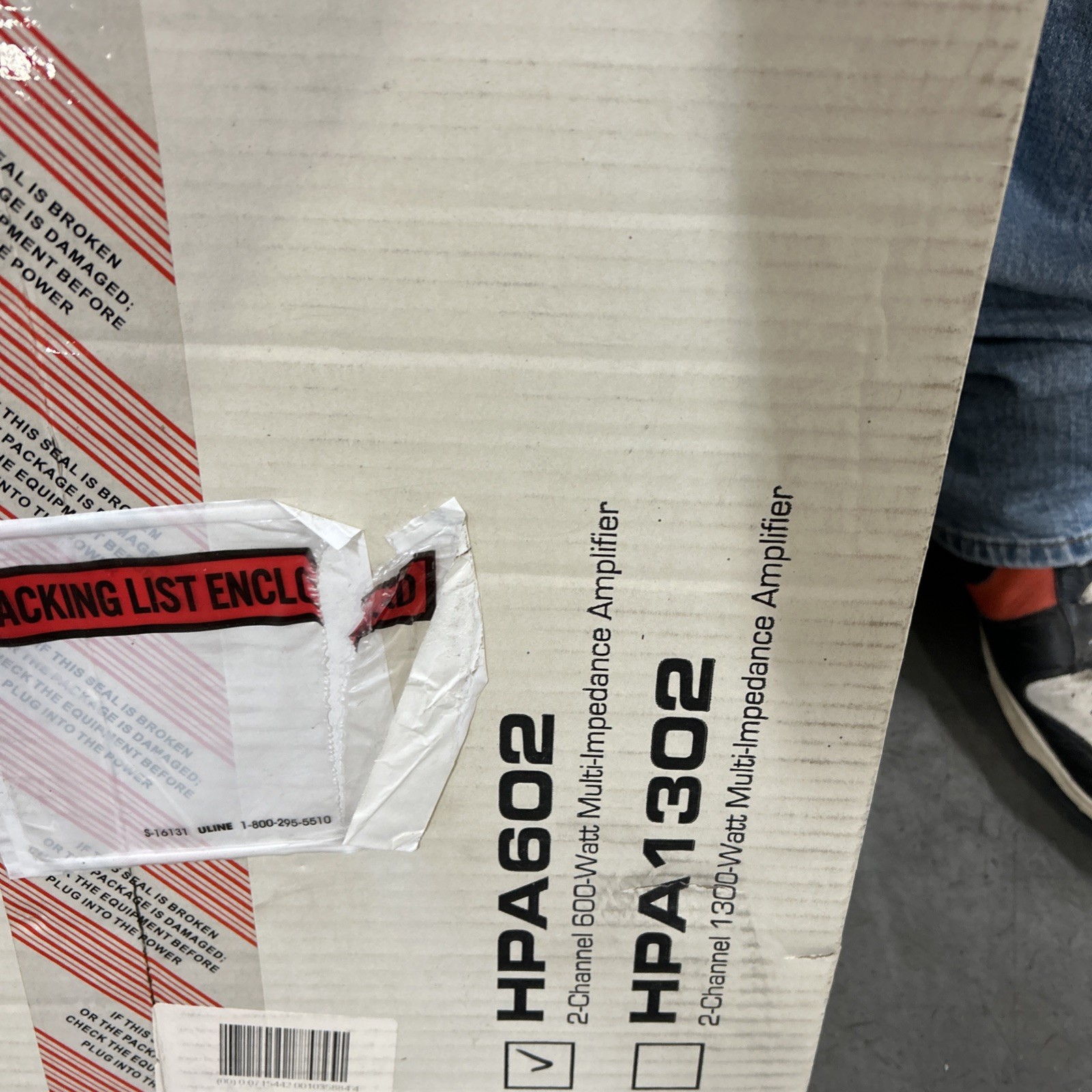 AtlasIED HPA602 600W Dual Channel Commercial Amplifier New Sealed