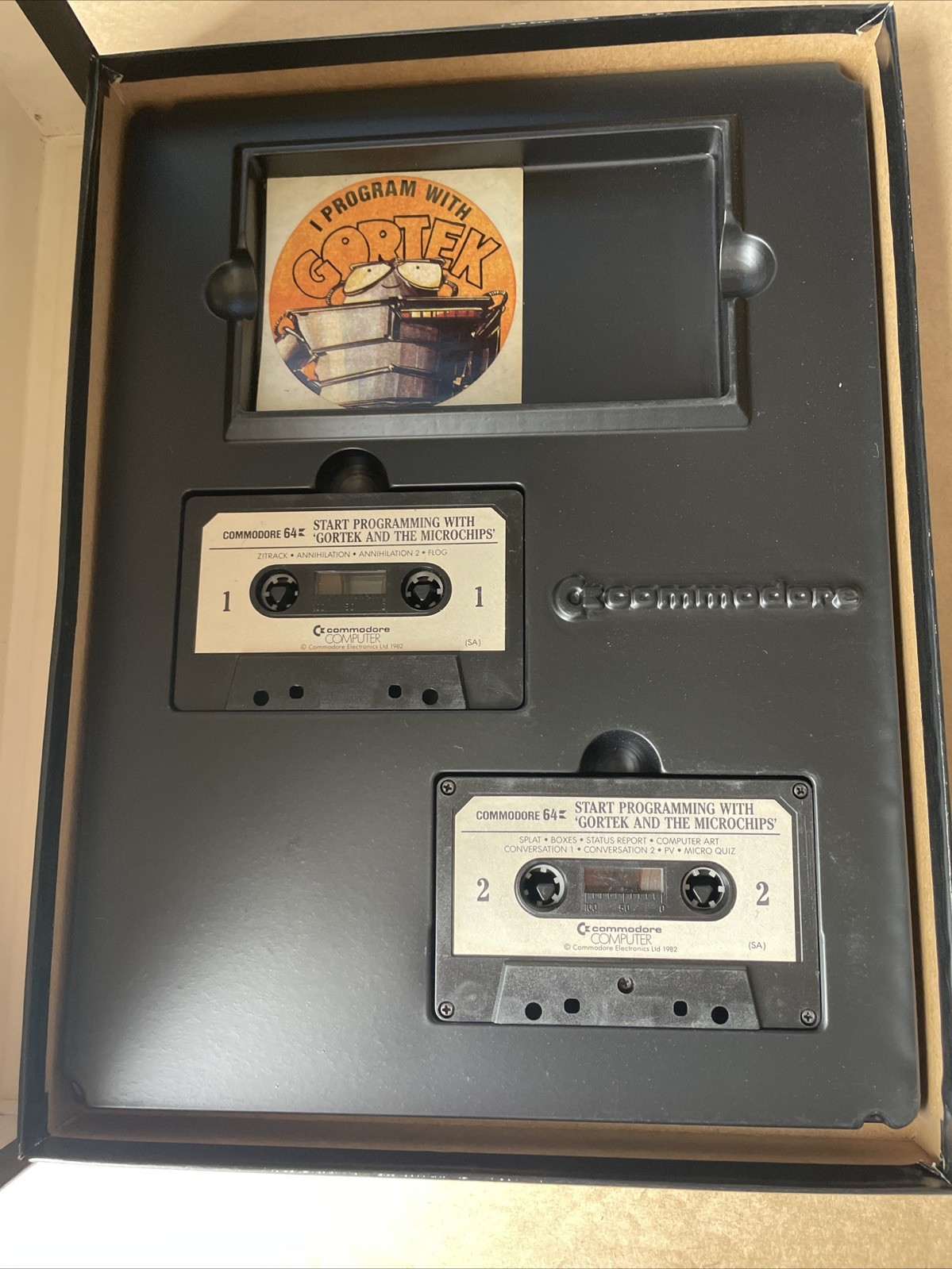 * Vintage Gortek And The Microchips (1982) Vic-20 Programming By Commodore. F