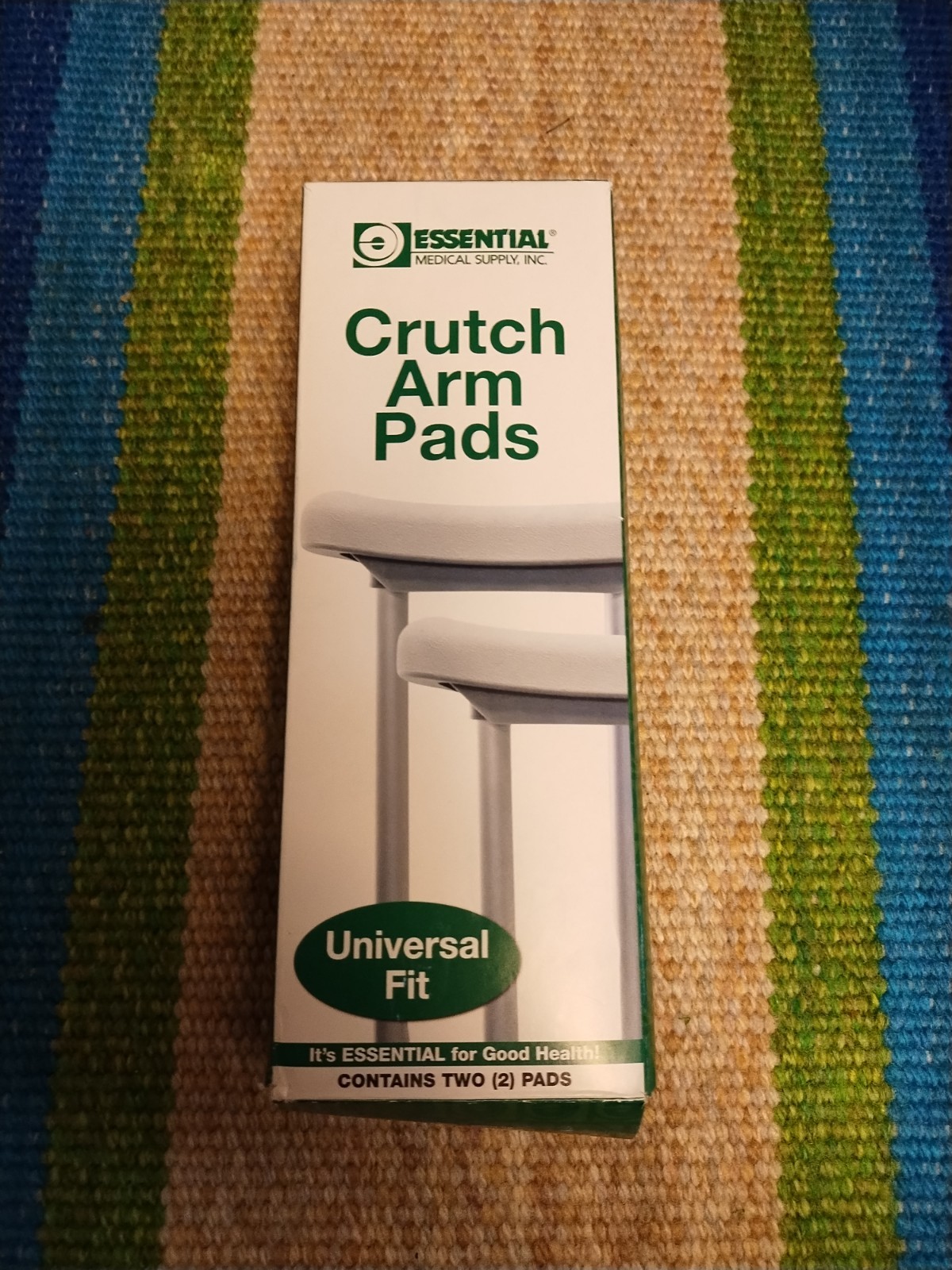2 Pcs Underarm Crutch Pad Replacement Padding for Walking Arm Crutches Universal