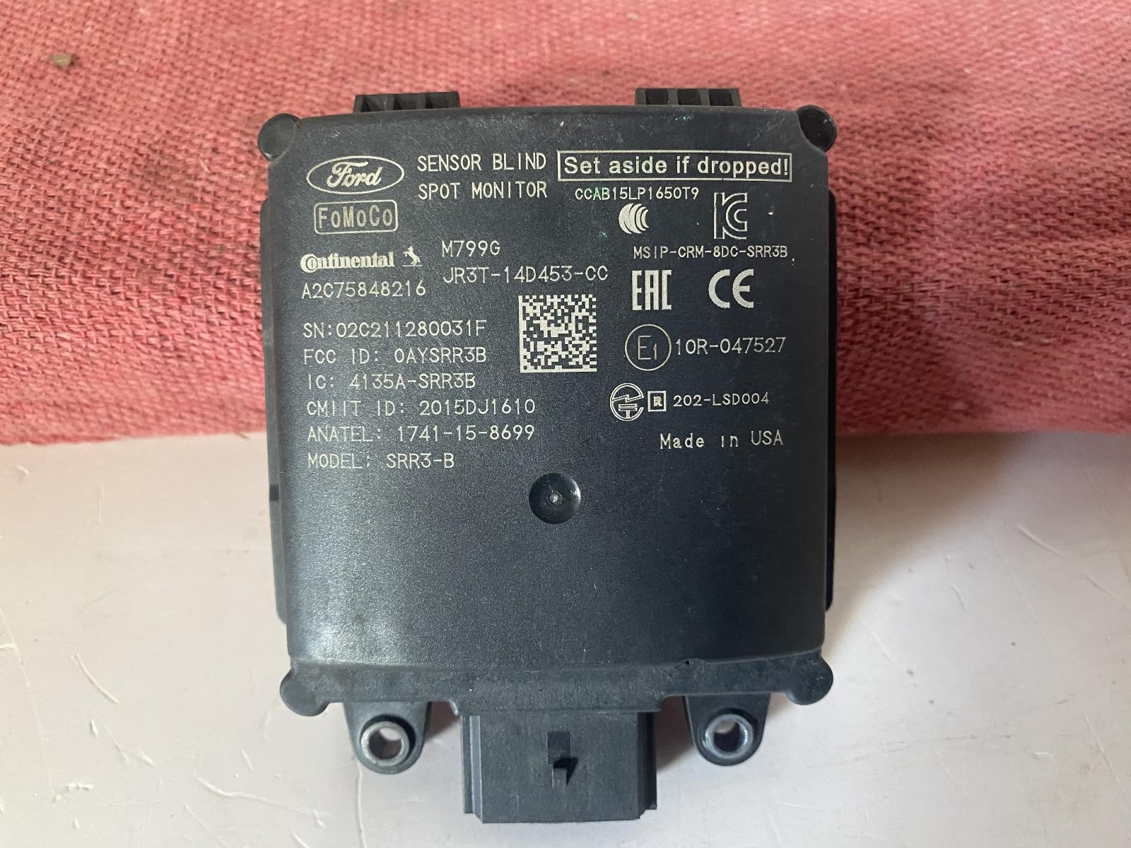 18 -23 Ford Mustang Rear Rh Or Lh Rear Blind Spot Sensor Module Oem Jr3t14d453cc