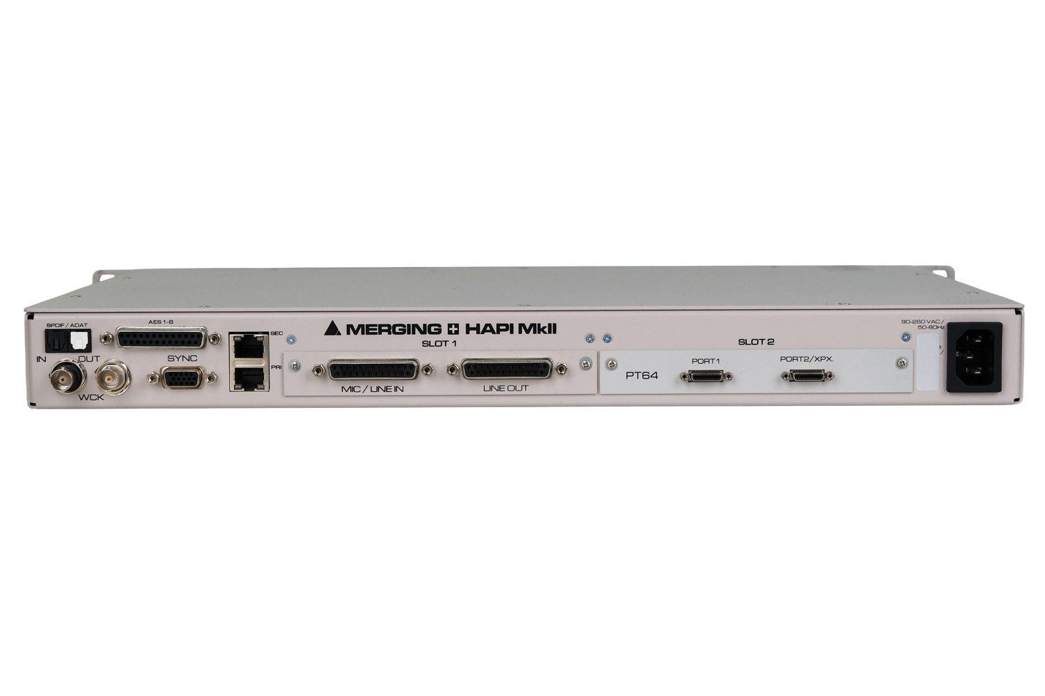 Merging Technologies HAPI MKII w/ IOM-H-ADA8S and PT64 Modules #H95263 (Used)