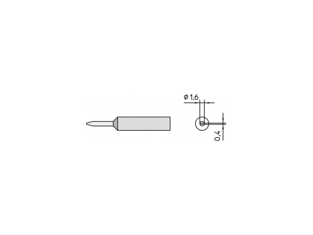 Weller 0054485699 XNT 6 Soldering Tip 1.6MM
