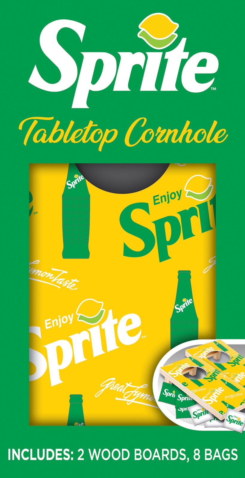 MasterPieces - Sprite Tabletop Cornhole Game