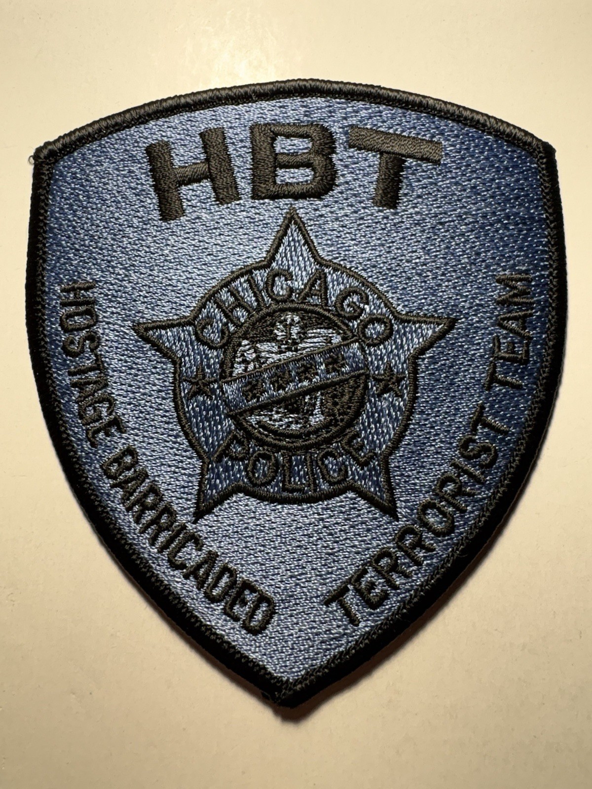 Chicago Police Hostage Barricaded Terrorist Team HBT Patch