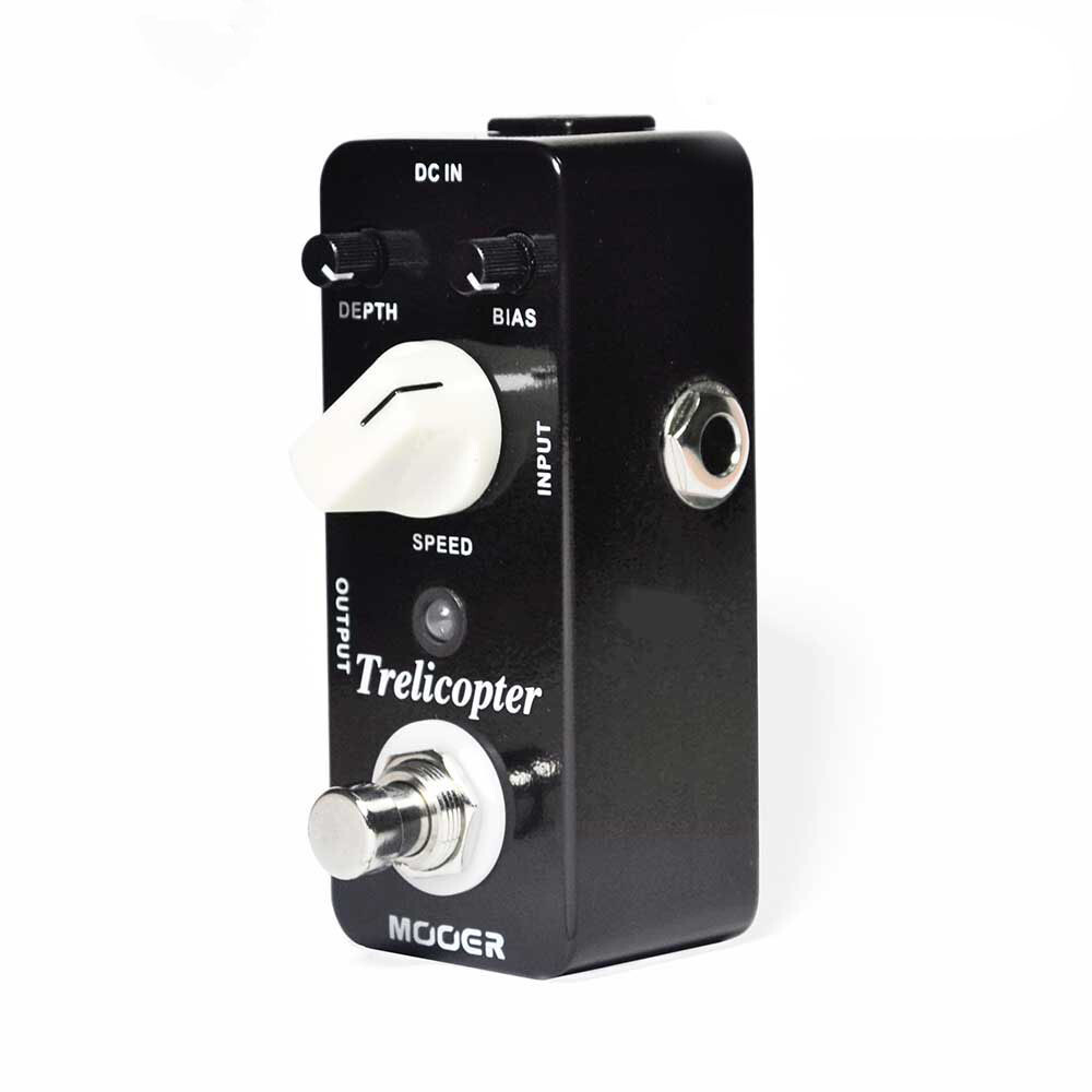 Guitar Effect Pedal True Bypass Full Trelicopter Micro Mini Optical Tremolo
