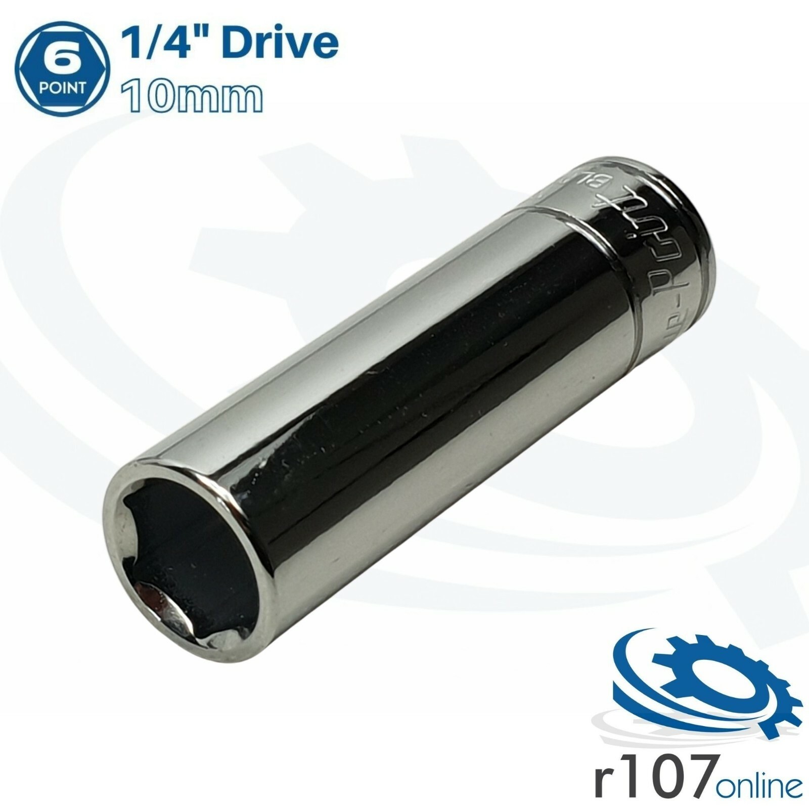 Blue Point 10mm Deep Socket, 1/4" Drive BLPLSM1410 - As sold by Snap On