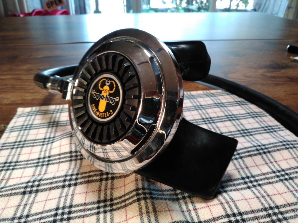 Vintage aqua-lung DIVE-MASTER-3 Repaired item-Good Condition