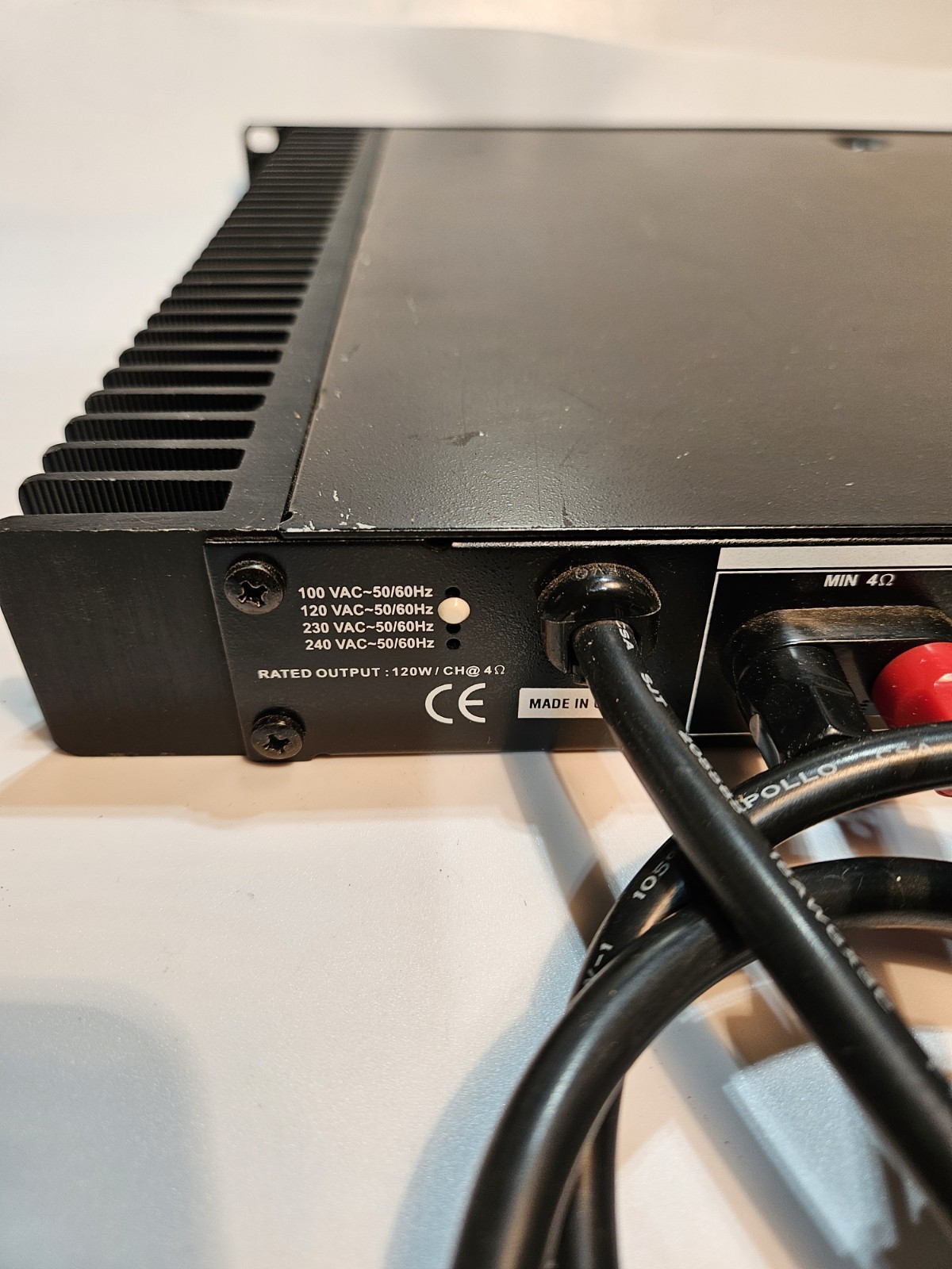 PHONIC MAX 500 Professional Power Amplifier UNTESTED