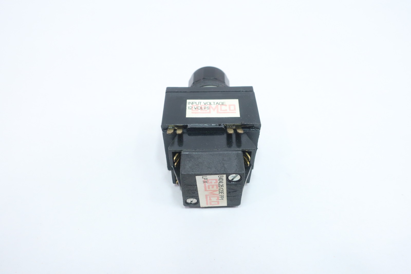 Gemco B404L25123EPP1 Illuminated Amber Pushbutton Selector Switch