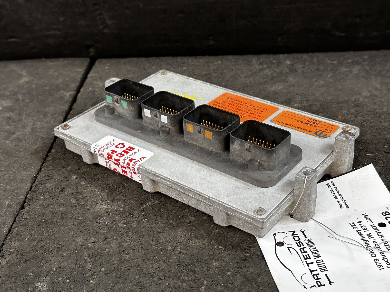 12-13 DODGE DURANGO 5.7 ENGINE MOTOR BRAIN COMPUTER BOX MODULE ID 5150639AB