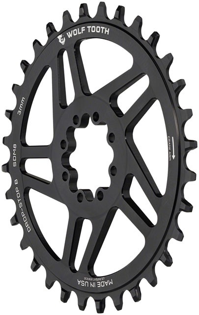 Wolf Tooth Direct Mount Chainring - 30t, SRAM Direct Mount, Drop-Stop B, For SRA