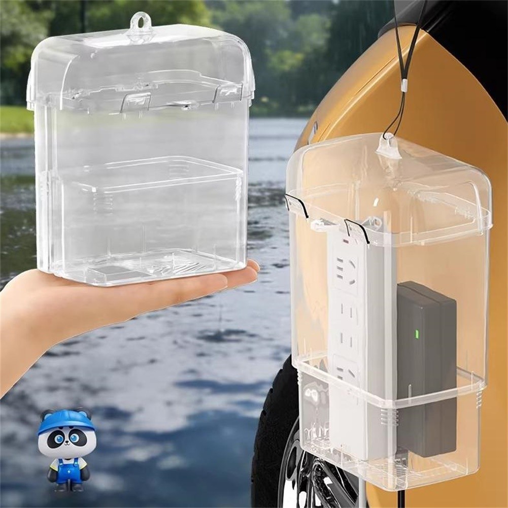 Waterproof Transparent Cover for Outdoor EV Charger and Extension Cord