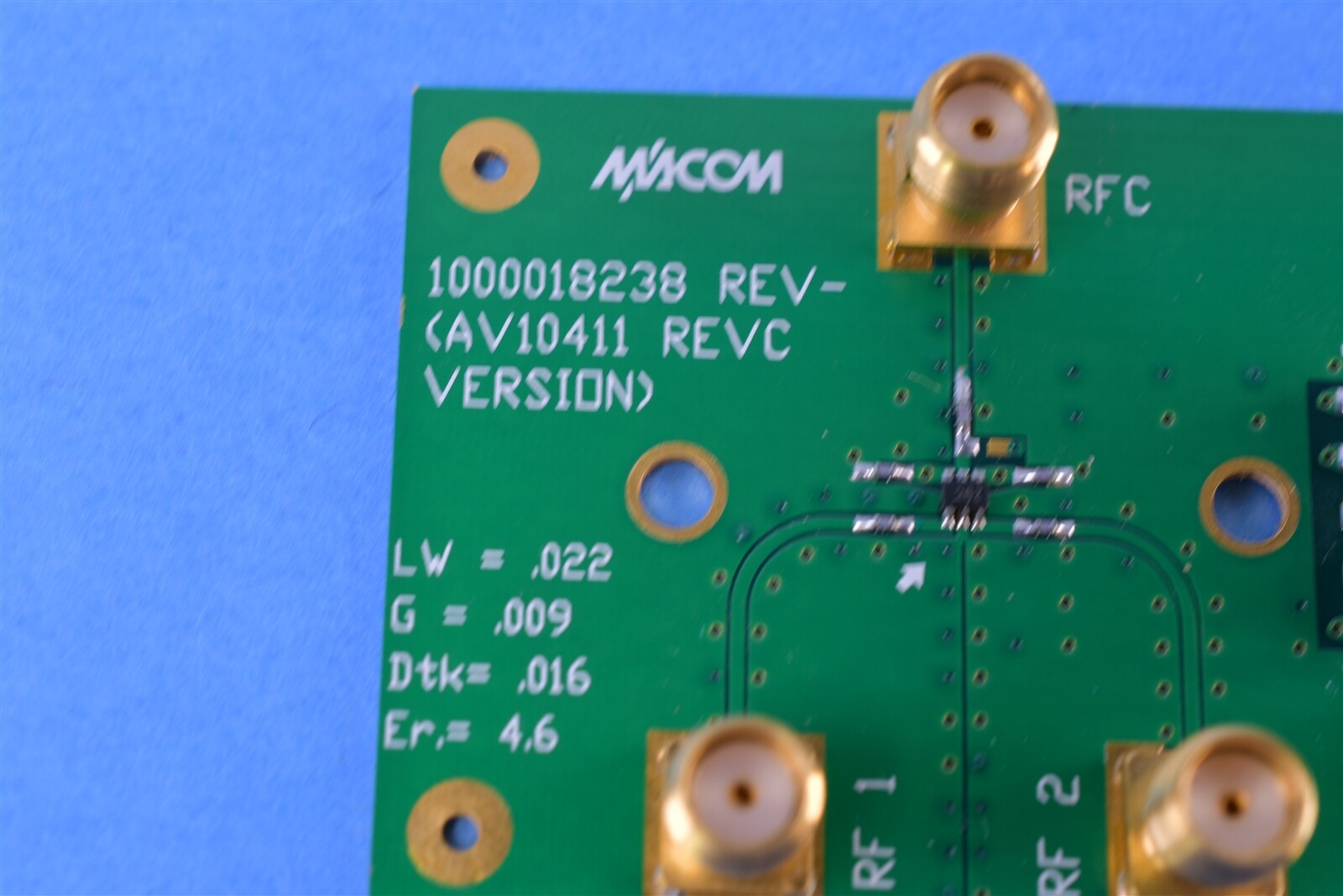 Macom Develop Board GaAs SPDT Switch DC-3.0 GHz MASWSS0115
