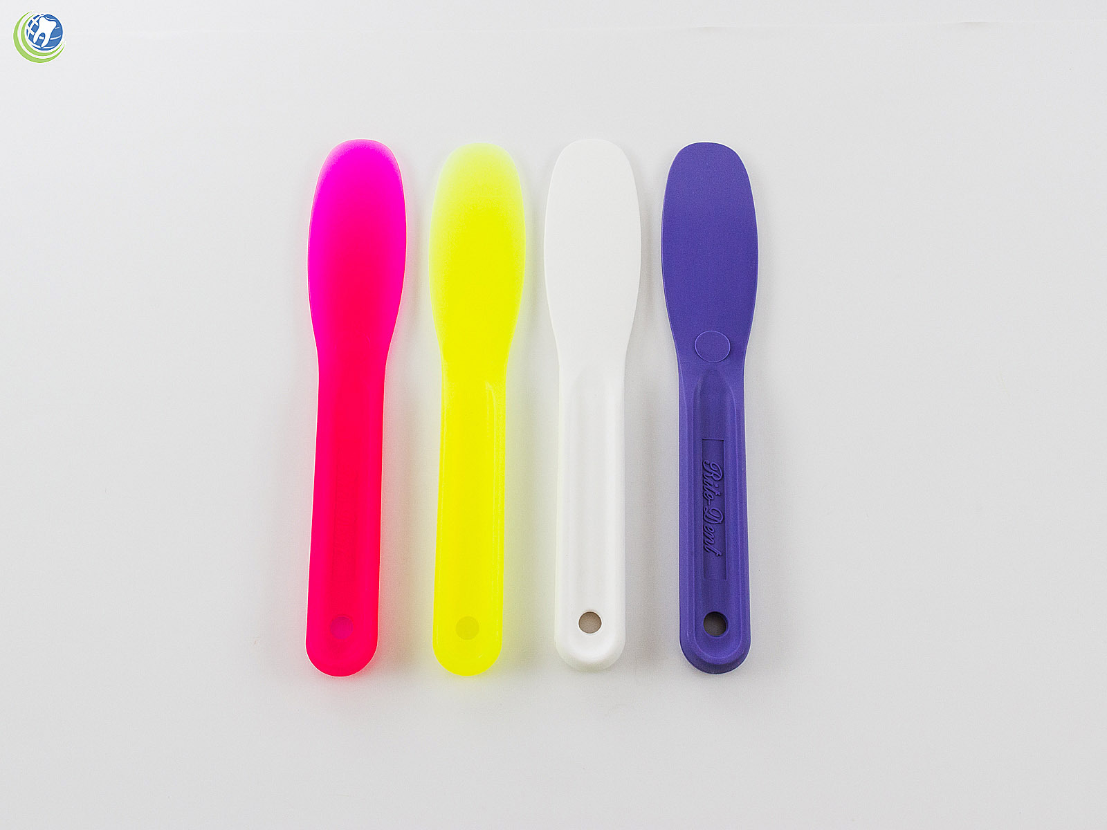 DENTAL LAB PLASTIC MIXING SPATULA FOR ALGINATE IMPRESSION MATERIAL 4PC ASSORTED