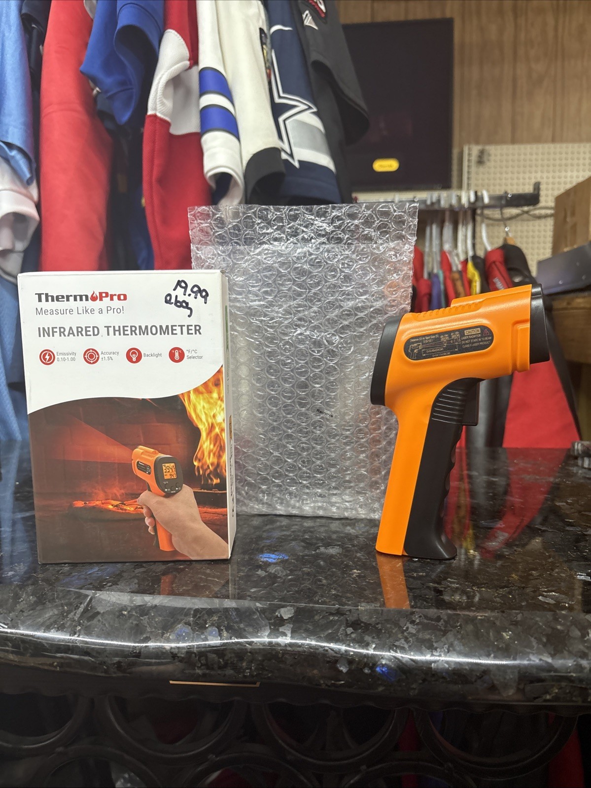 ThermoPro TP30 Infrared Thermometer Gun for Cooking Max Measure -58°F ~1022°F
