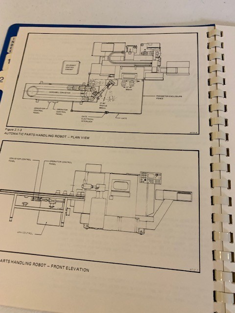 Cincinnati Milacron Operating Tech Manuals for APH Robot
