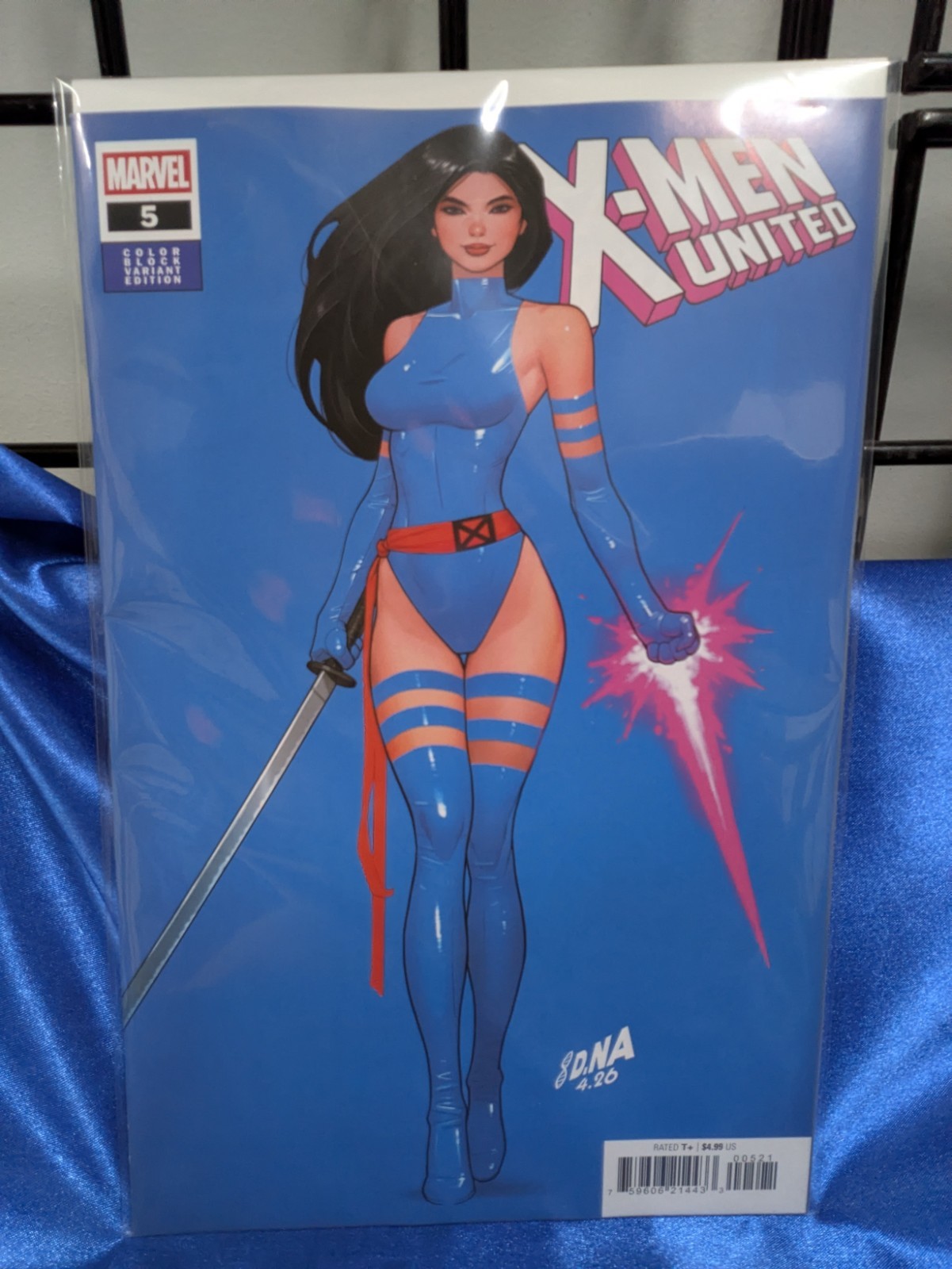 X-Men United #5 David Nakayama Color Block Blue Variant We Combine. We Pack Well