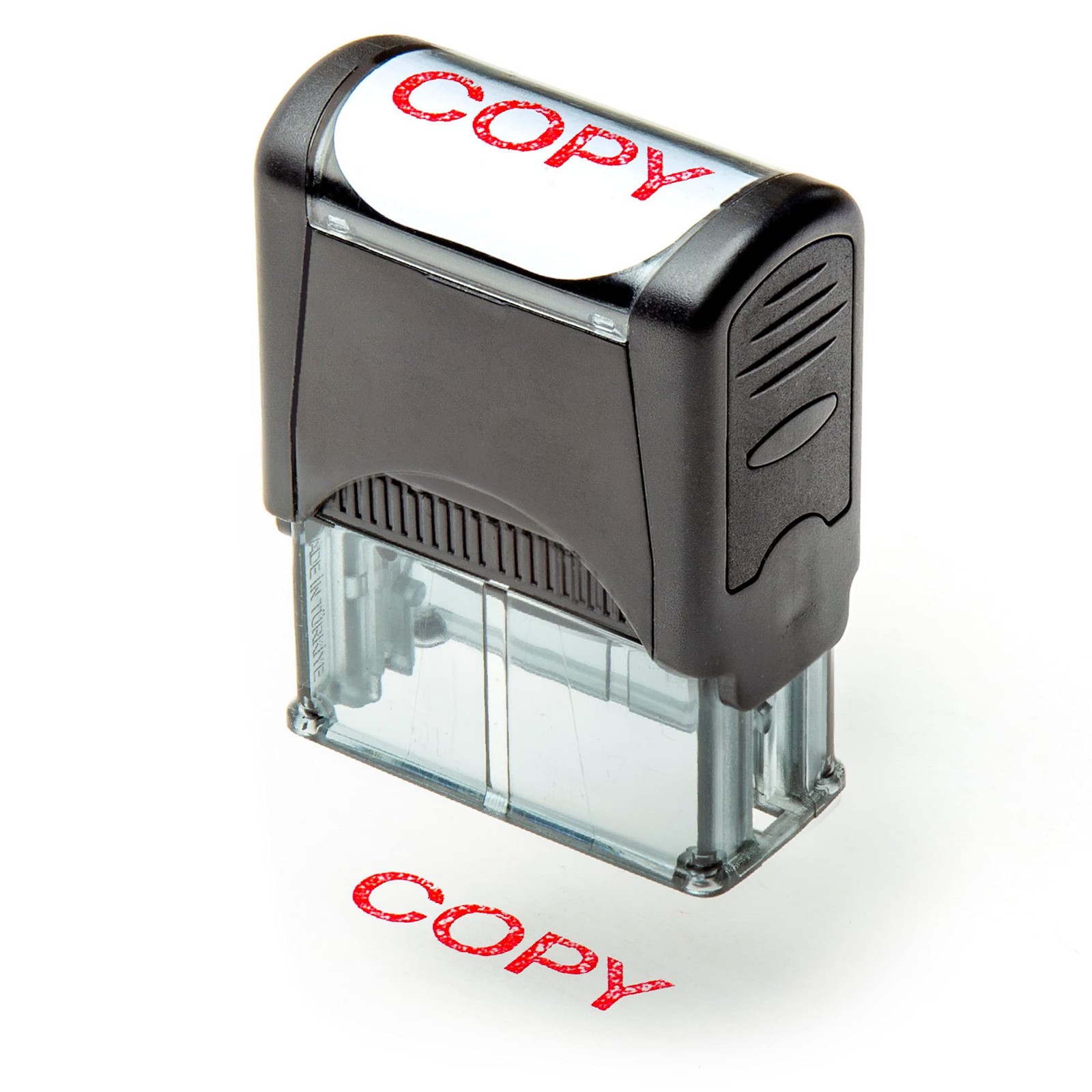 Self Inking Rubber Stamp, Refillable Red Ink Preinstalled - 1.4 x 0.51 X 35 x...