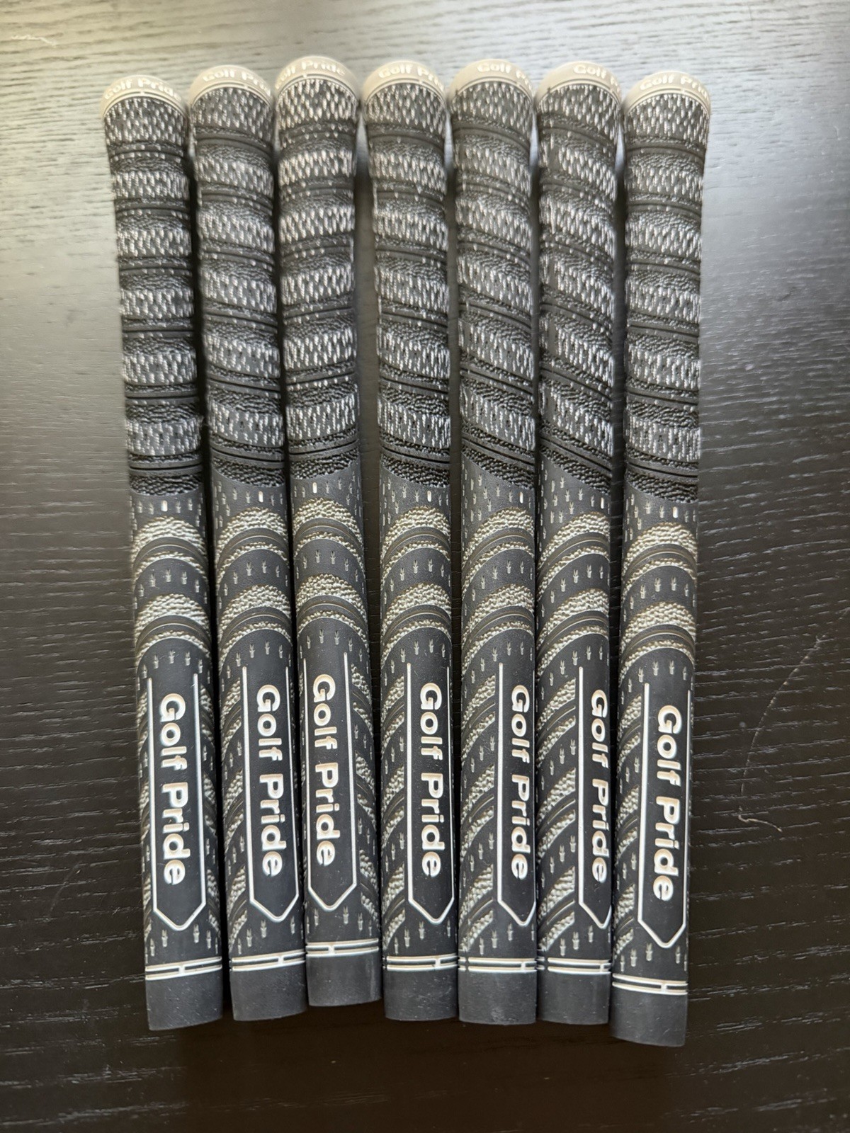 New Golf Pride MCC Standard Rare Black Gray Color Mizuno - Lot of 7 Golf Grips