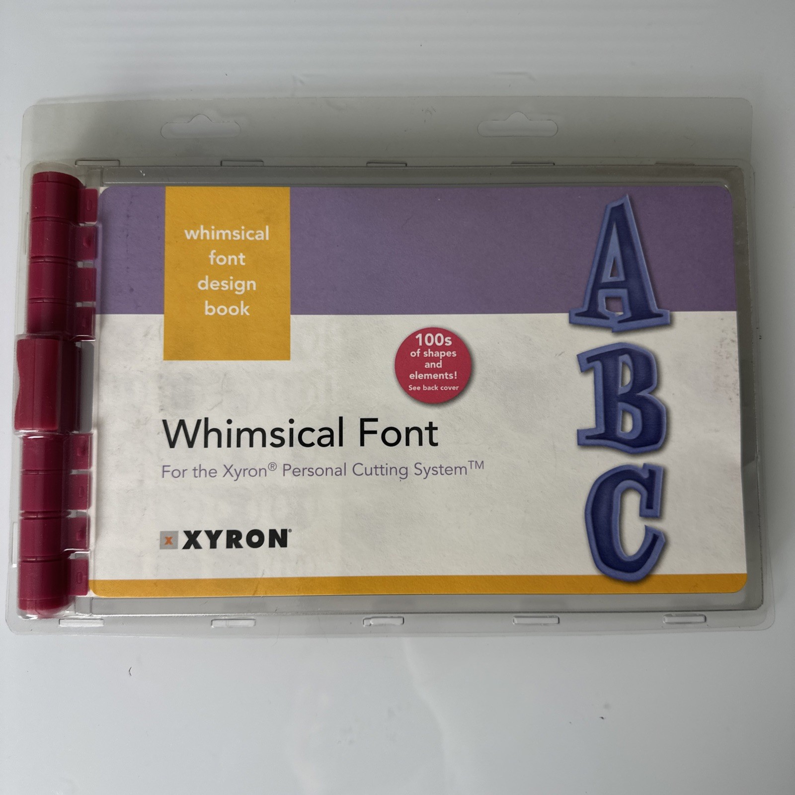 Xyron Design Book Whimsical Font 100s of Shapes & Elements Font Scrapbook