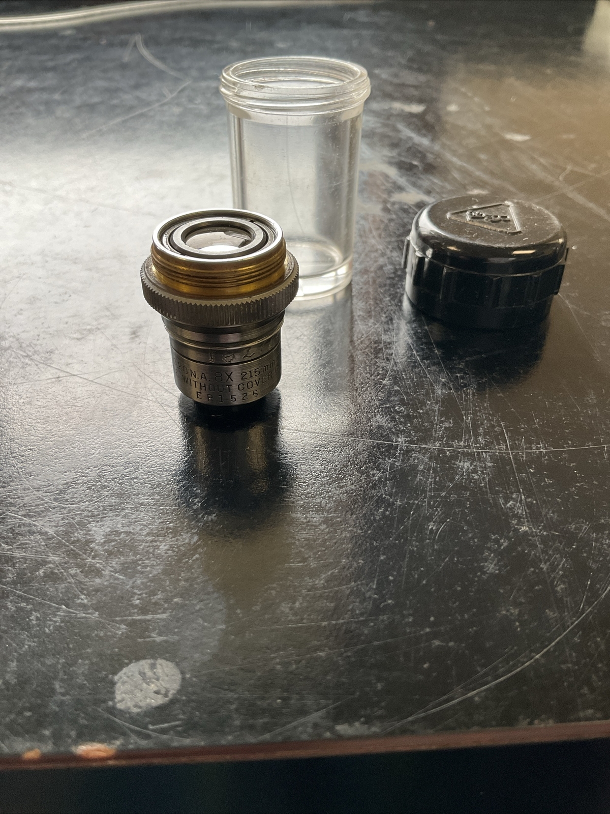 Bausch & Lomb 8x /0.2 215mm Microscope Objective ER1525
