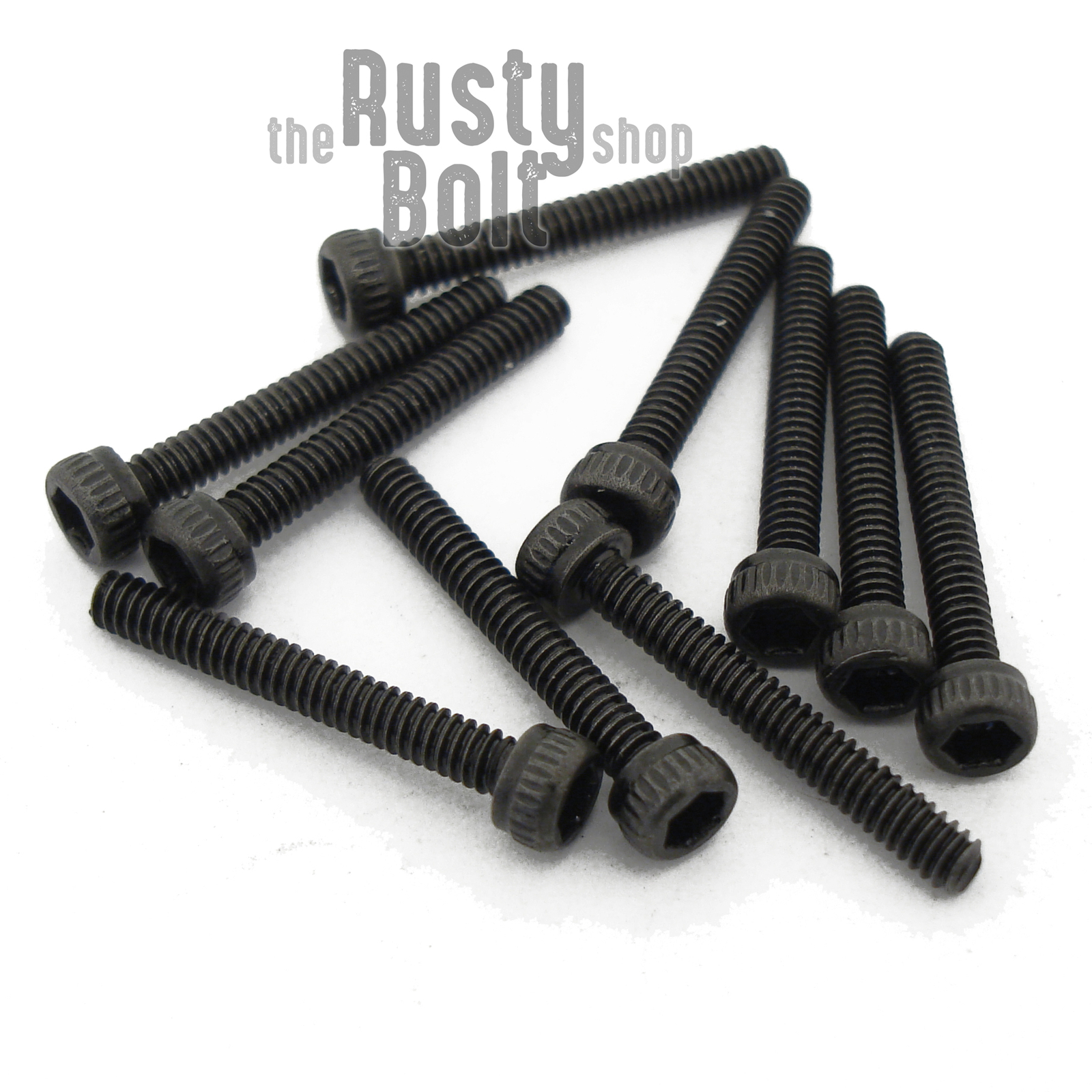 M1.6 x 12mm, Socket Head Cap Screws, 12.9 Steel, Black Oxide