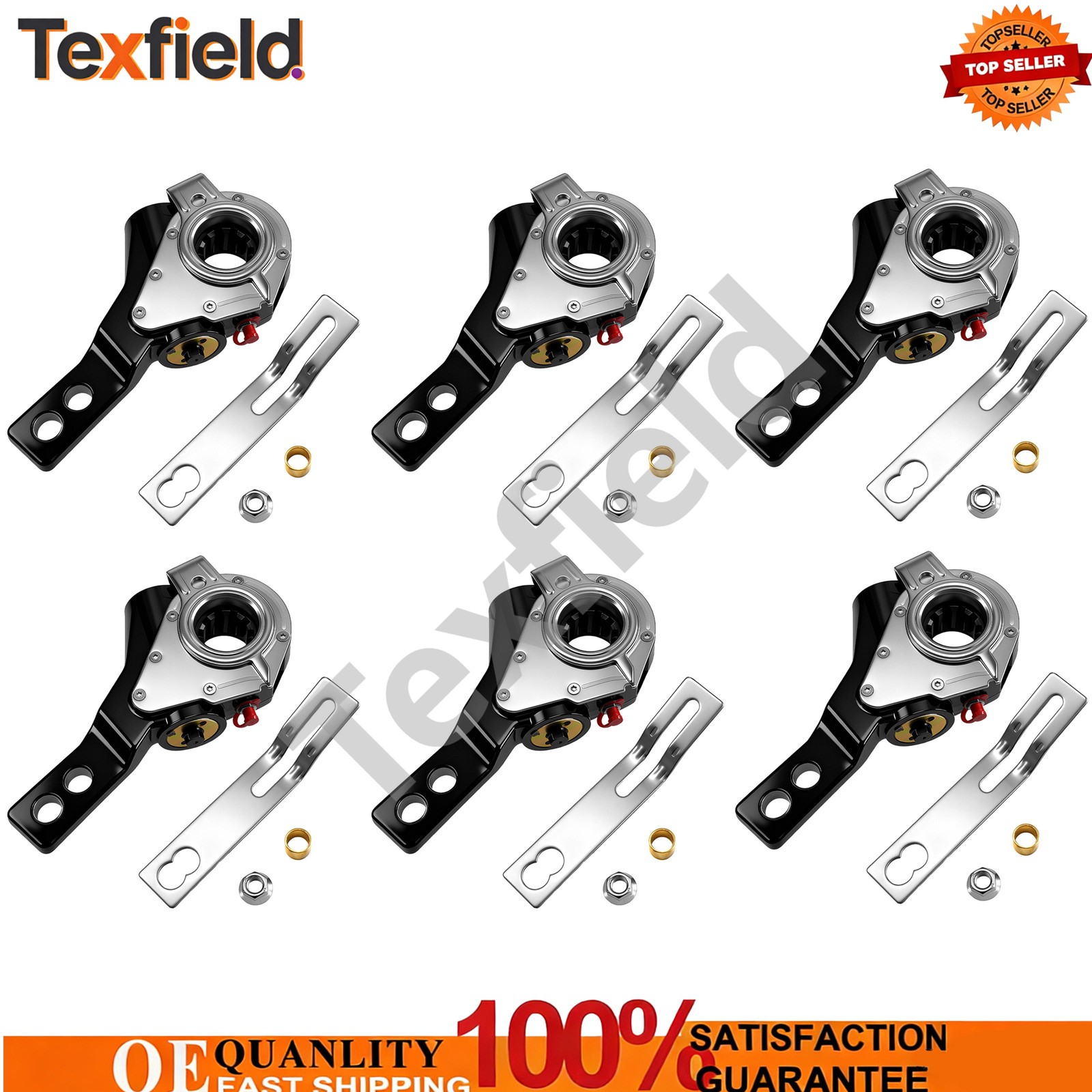 6PCS 10 Spline 5.5"-6.5" Haldex type Automatic Slack Adjuster 40010143, 133.1031