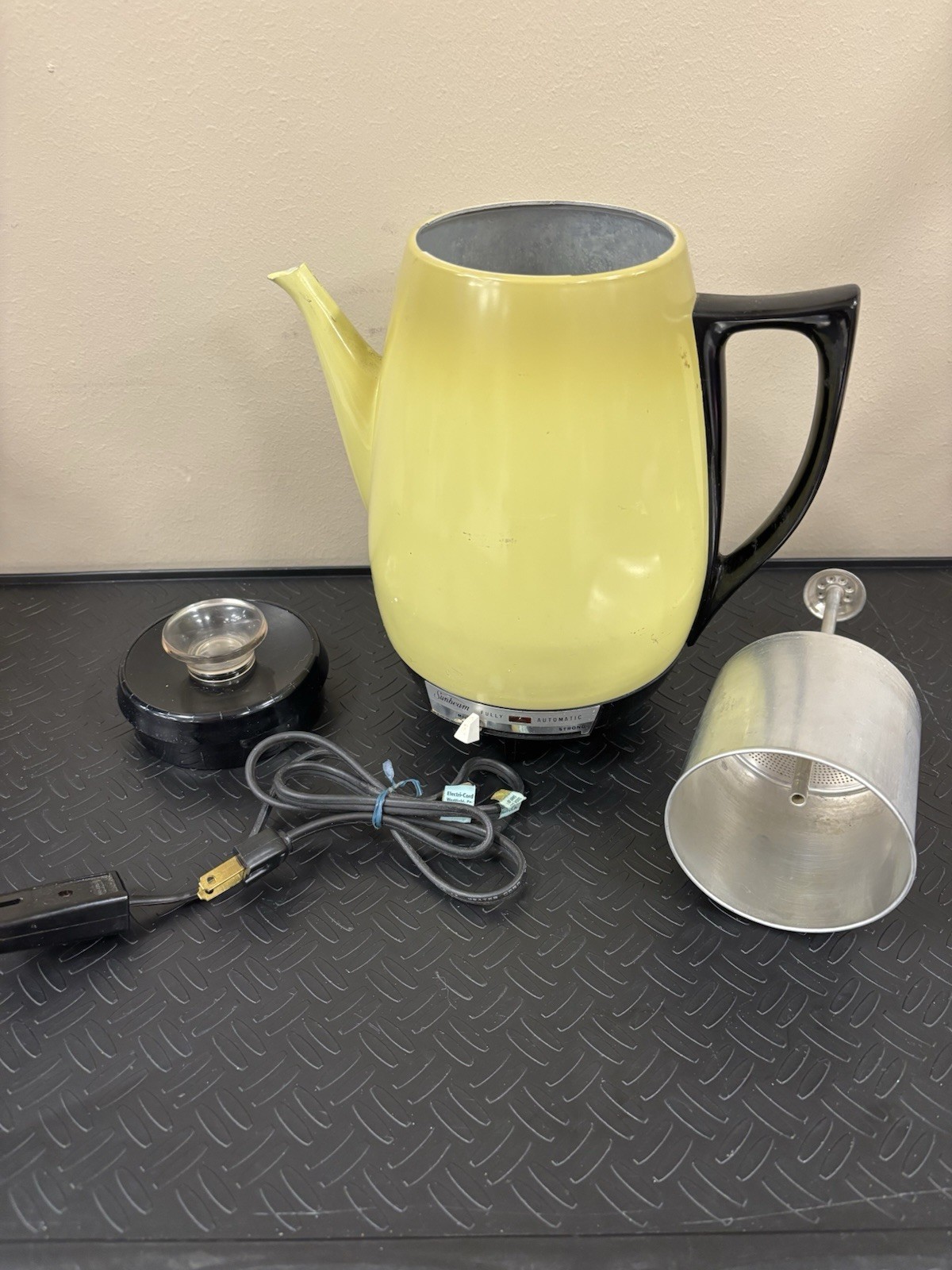 Vintage Sunbeam Coffeemaster Percolator Gold 11-cup #AP-CG Tested