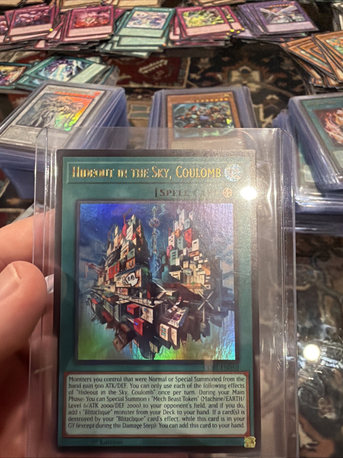 Hideout in the Sky, Coulomb - CORI-EN050 - Ultra Rare - Chaos Origins - NM/M