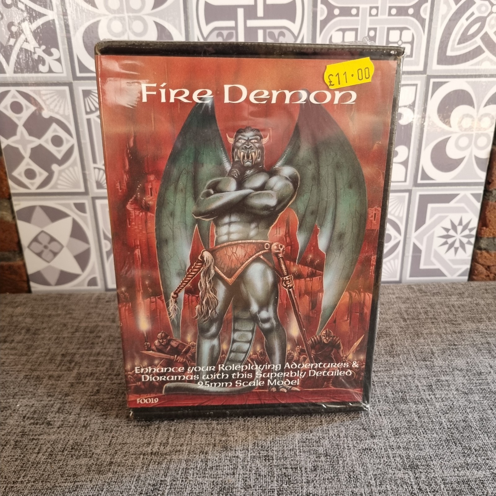 Fire Demon - Grendel Miniatures F0019 - 25mm - D&D, RPG - New & Sealed