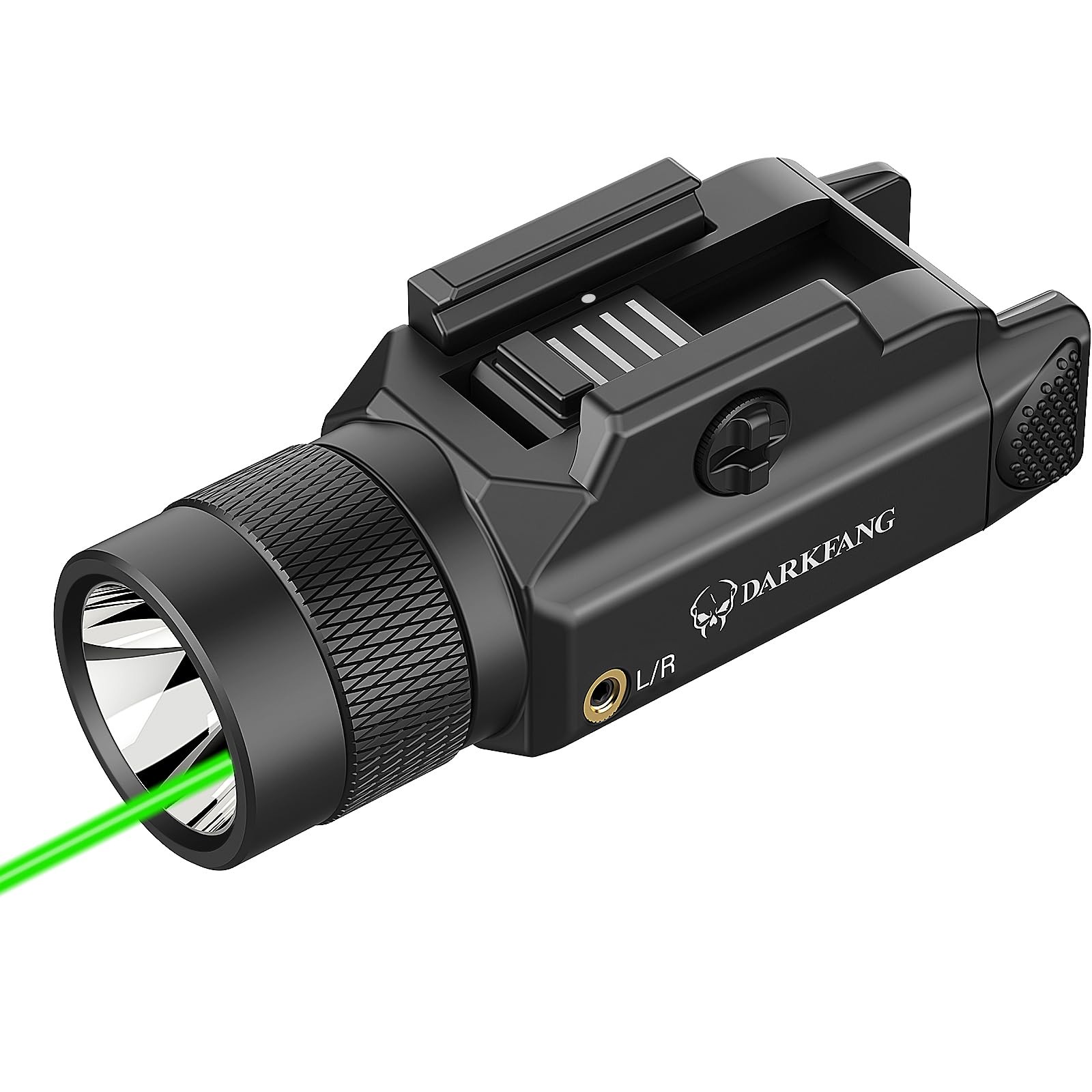 Tactical Flashlight and Green Laser Light Combo 1500 Lumen for Shotgun/Pistol...