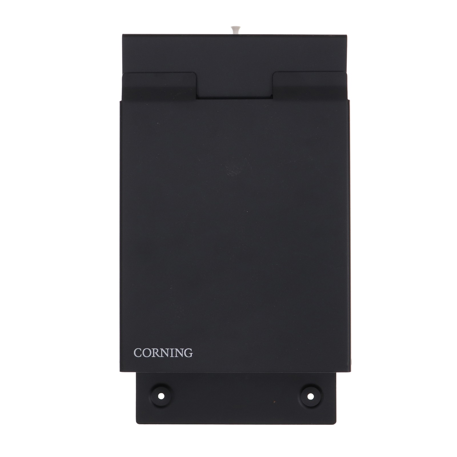 CORNING CABLE SCH-01C SINGLE CASSETTE HOUSING, WALL-MOUNT, FRONT ACCESS, BLACK