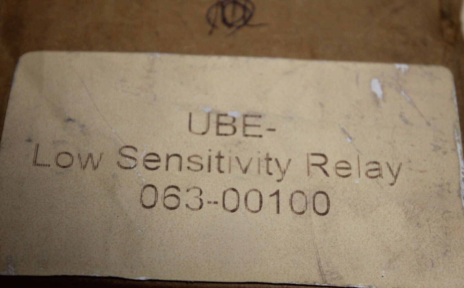 UBE 063-00100 Series 52 Solid State Low Sensitivity Relay NOS