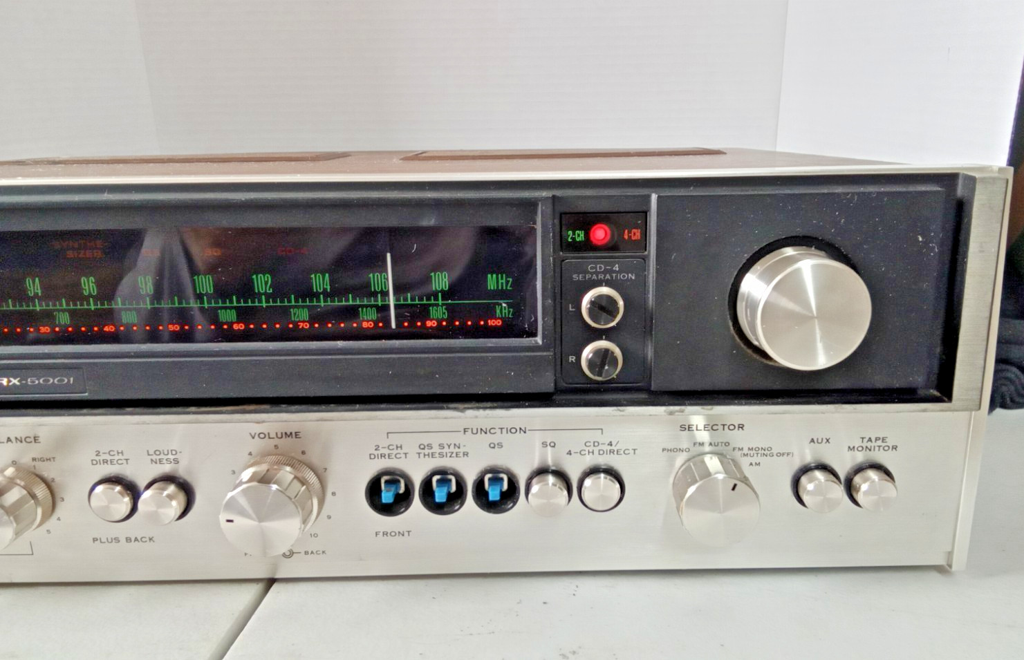 Sansui QRX-5001 4-Channel Quadraphonic Stereo Receiver - Working! TESTED!!!