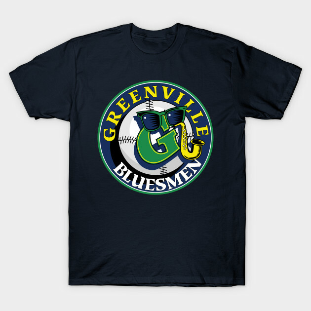 Greenville Bluesmen Texas-Louisiana League independent baseball t-shirt