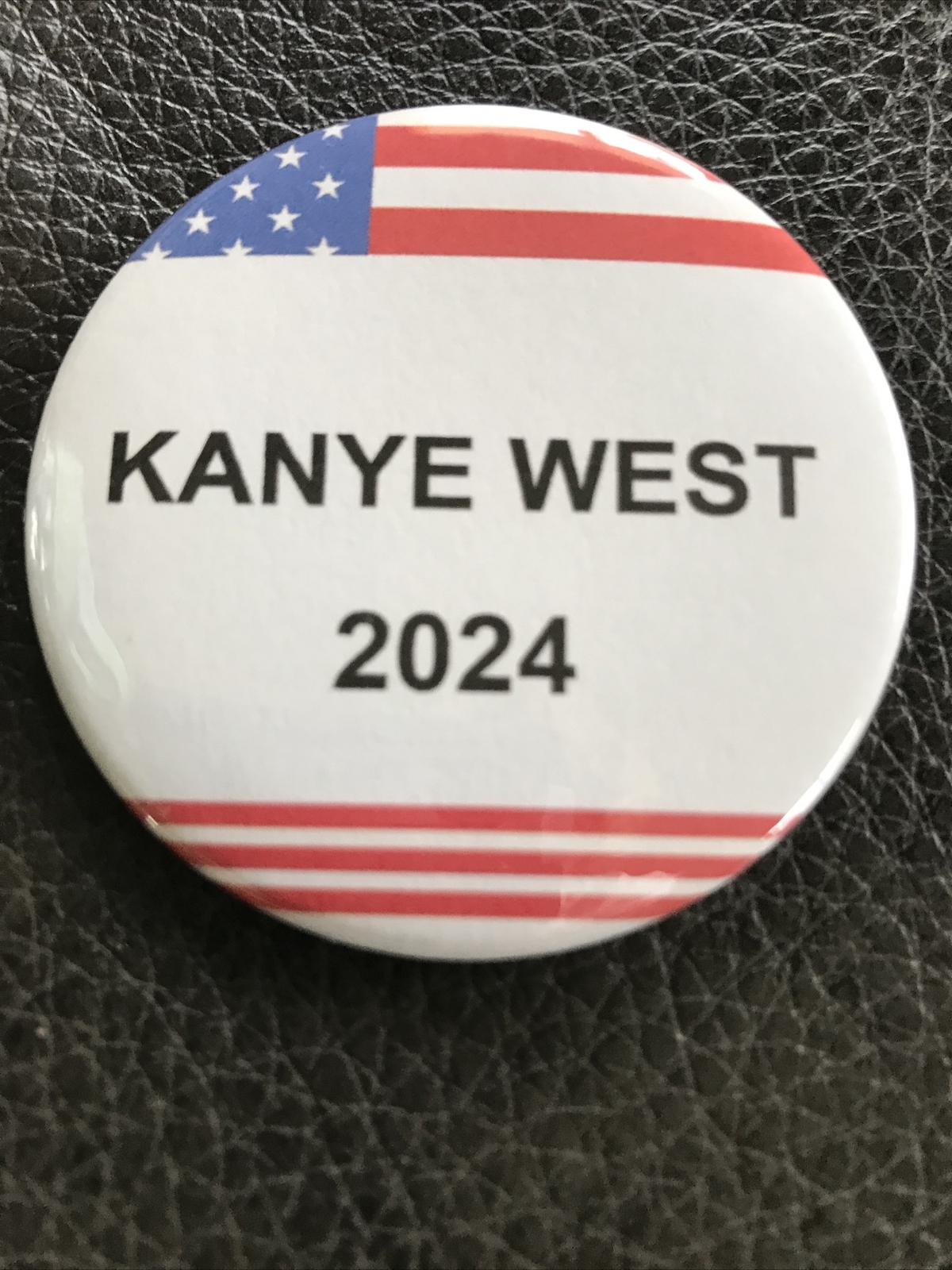 Kanye West 2024 Presidential political Campaign pinback button