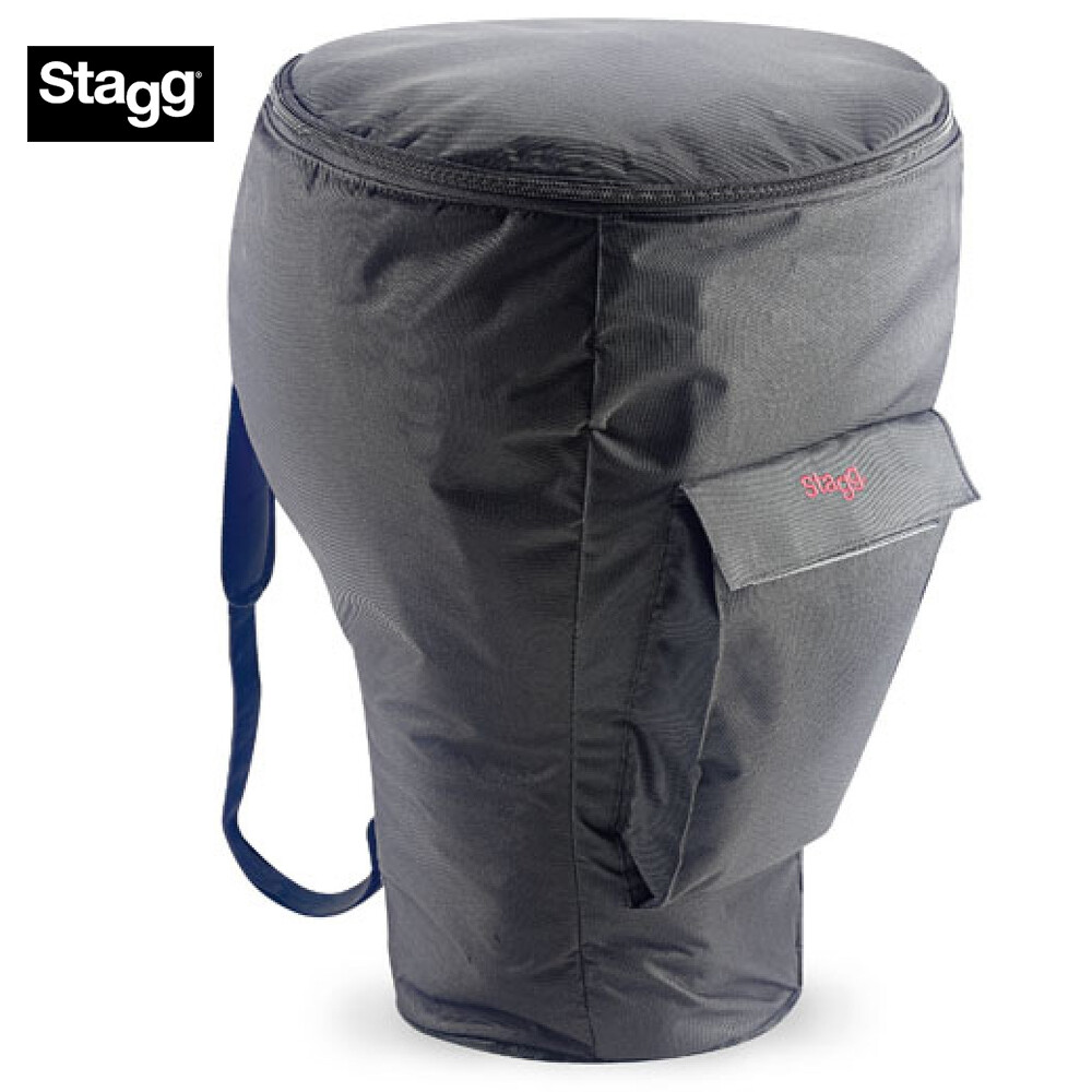 Stagg Black Padded Bag for 16" Remo Djembe with Pocket DJB 16 R