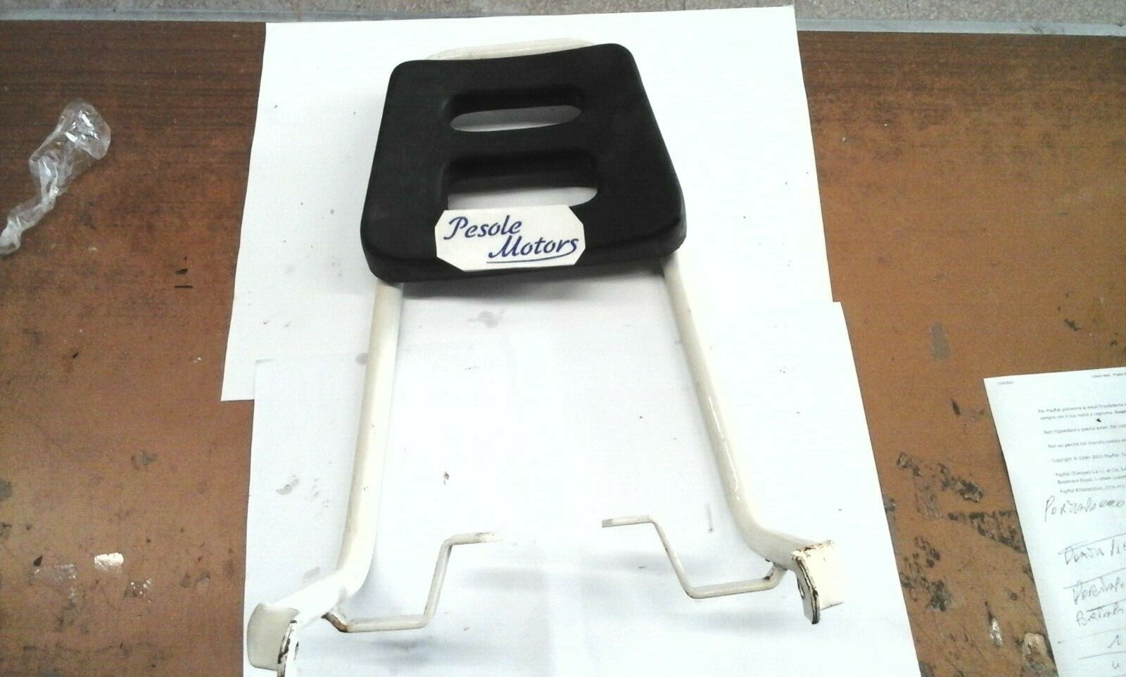 Spaliera Parcel Rack Port Rack Rear Vespa Motorcycle Old-Time! Made Italy