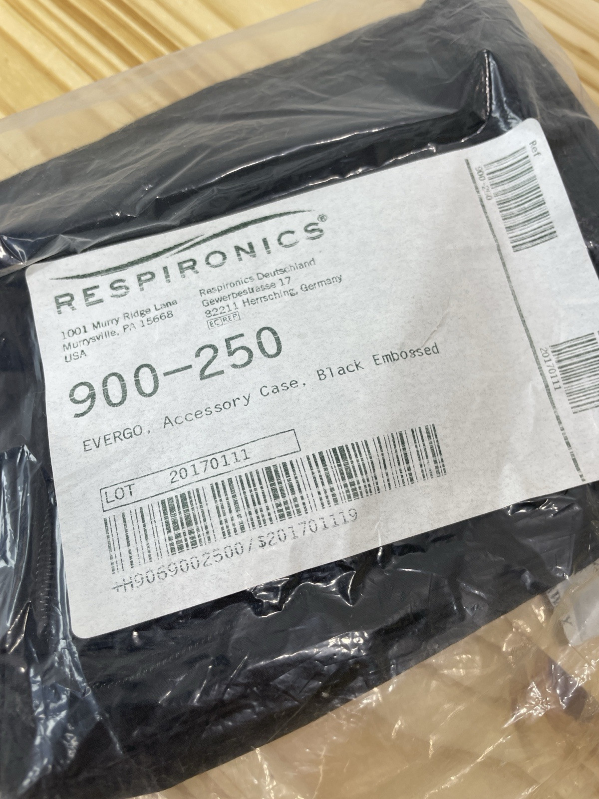 Philips Respironics EverGo Accessory Case 900-250 Battery Power Cord Storage