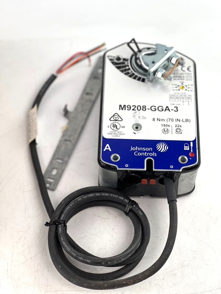 Johnson Controls M9208-GGA-3 Electric Spring Return Damper Actuator 150 SEC.
