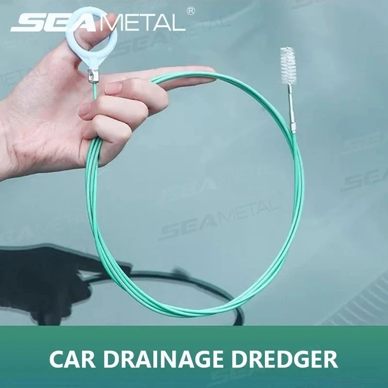 9.84FT Car Sunroof Drain Cleaning Tool Flexible Drain Brush Long Tube Cleaner US