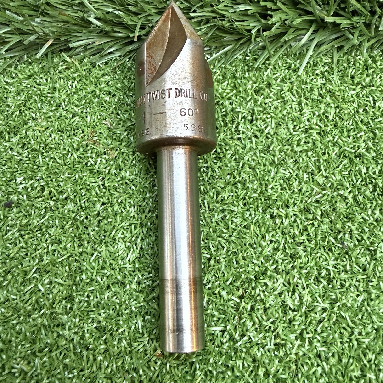 Union Twist Drill Co 1” 60° HSS Countersink Bit 538 Machine Shop Tool USA