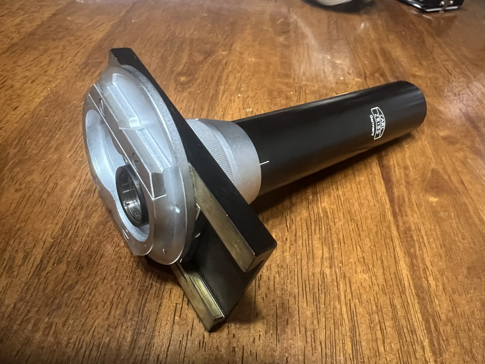 Vintage CARL ZEISS Microscope Trinocular Camera Adapter Tube