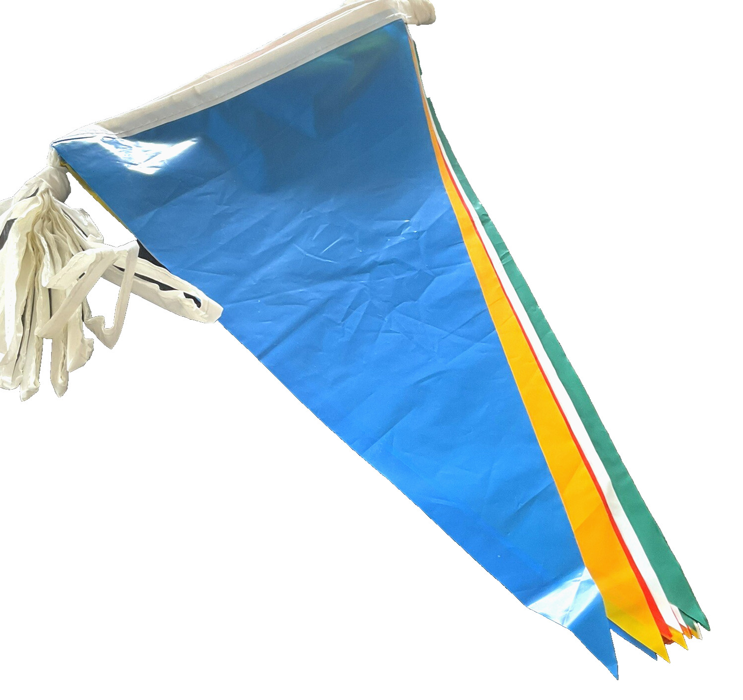 Pennant Banner Flags Safety Flag Perimeter Barrier Line, 22 Pennants Flag Fence