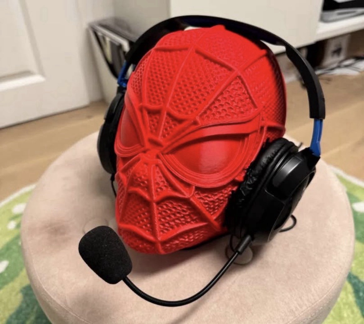 Spiderman Headset Holder Headphone Stand Desk Organizer 3D Printed