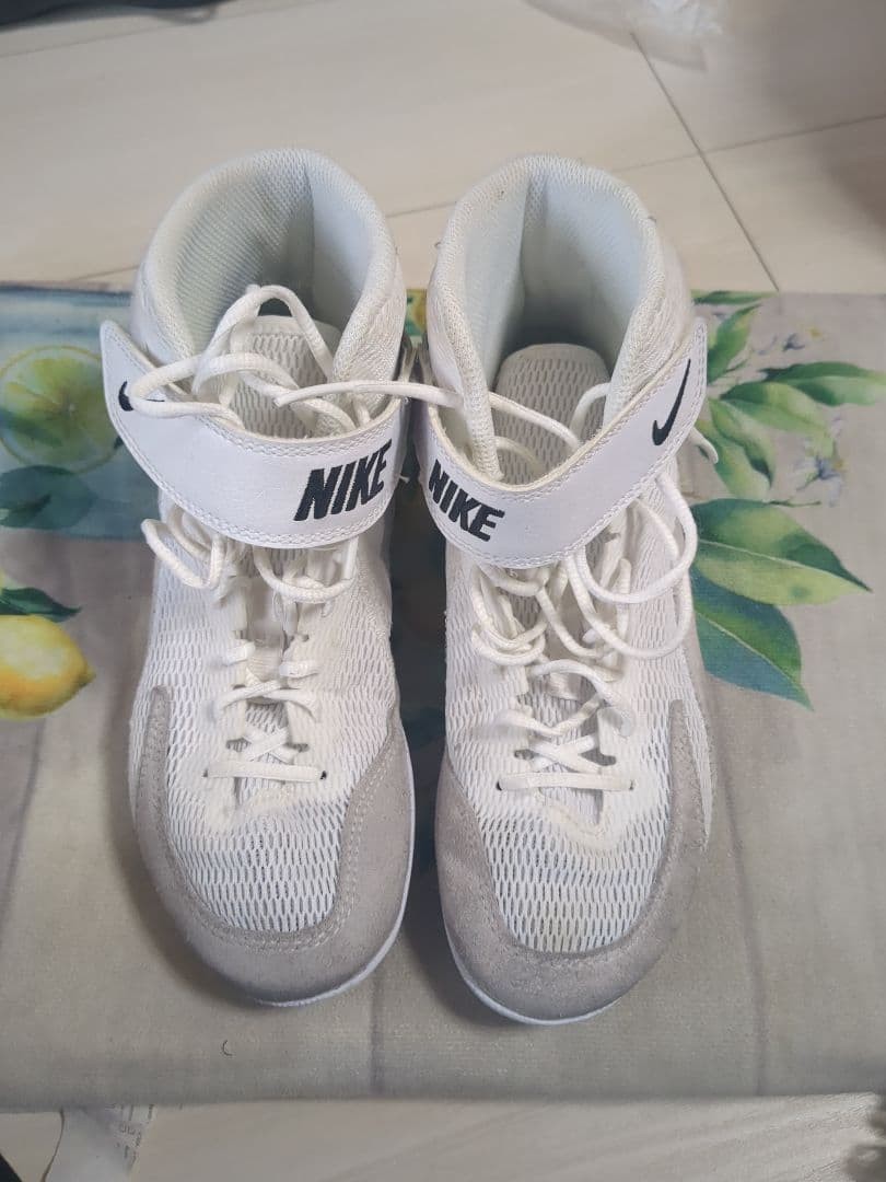 Nike Wrestling Shoes White 22.5cm / US Men 4 / US Women 5 / UK 3.5