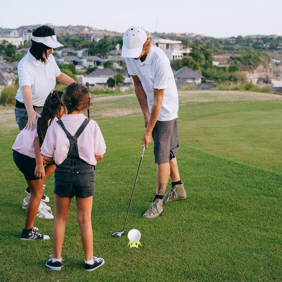 Plastic Golf Simulator Tees for Indoor Outdoor Practice Driving Range Mats