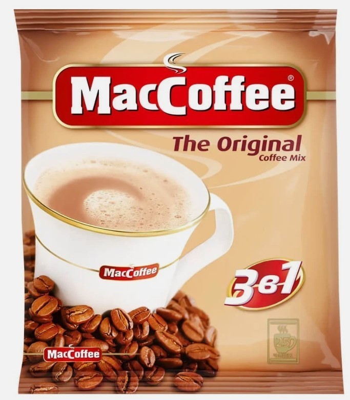 MacCoffee Original 3 in 1 Instant Coffee 20g Sachets Ukraine
